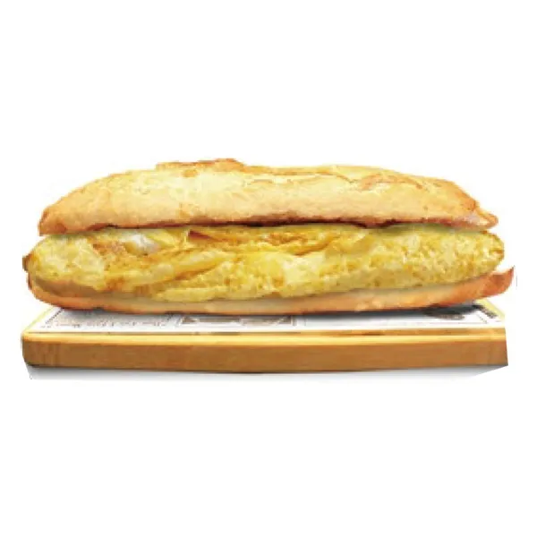 Tortilla francesa con jamón