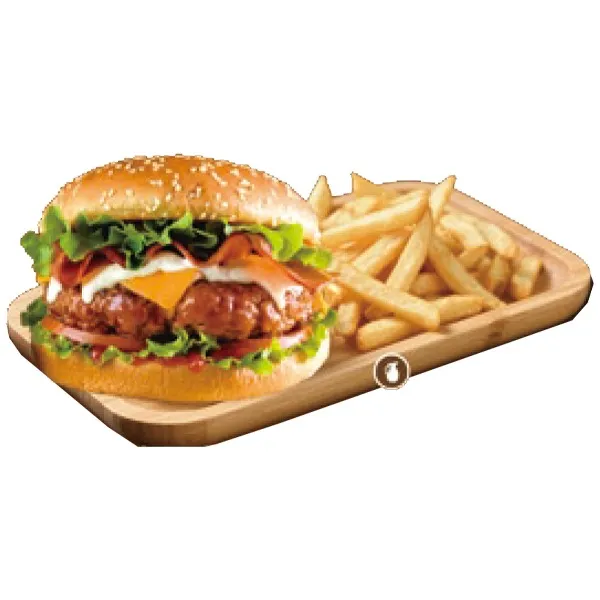 Hamburguesa completa / con patatas