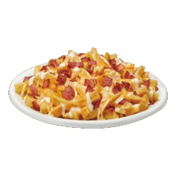 Patata beicon y salsa queso