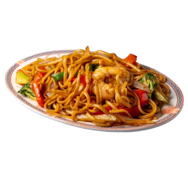 Tallarines fritos marisco